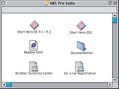 FASE 2 Instalar o Controlador e o Software Para Mac OS 9.1 a 9.2 Importante Certifique-se de que concluiu todas as instruções do Passo 1 Configurar o aparelho na página 4-9.