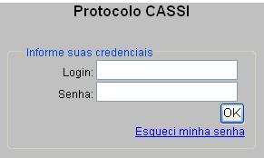 portalcassi.com.br Central de Soluções Protocolo CASSI: 02.
