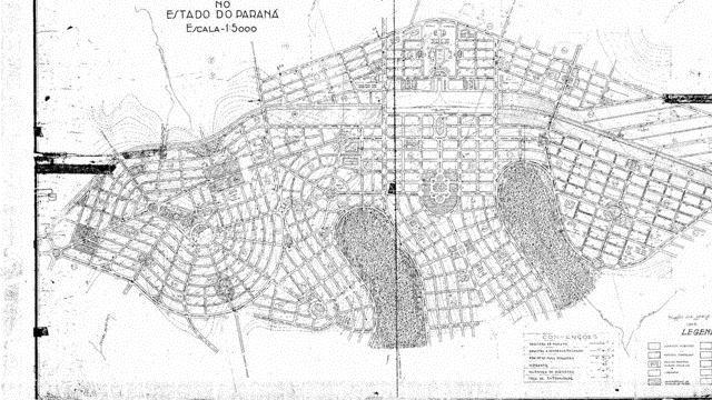 Plano Inicial Maringá se desenvolveu a partir de um Masterplan, encomendado pelos