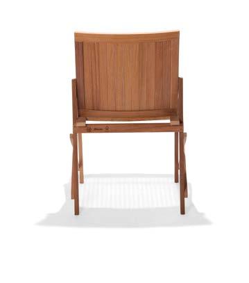 54 Cadeira Maresias sem Braços - Assento Palha/Encosto Ripas