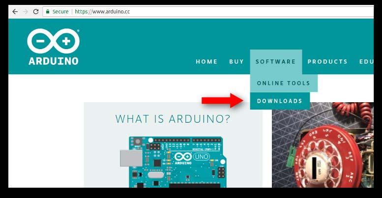Com a IDE Arduino podemos dar os primeiros passos com arduino e desenvolver programas, instalar bibliotecas adicionais e realizar a compilação e gravação dos