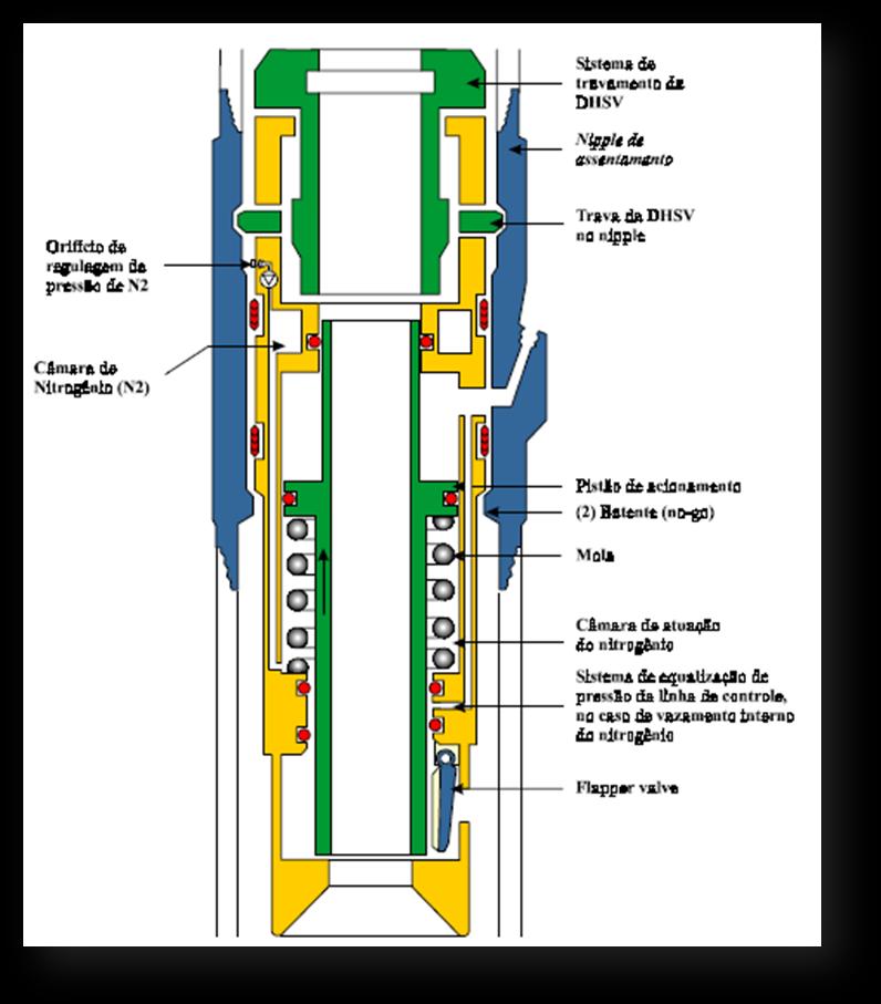 existentes, entre eles a DHSV com câmara de nitrogênio (N2)