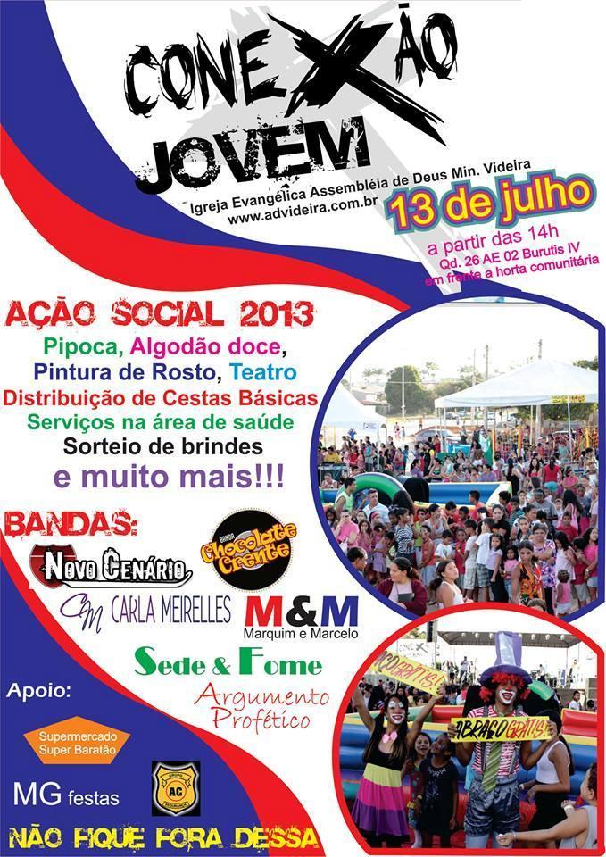 Banda Atração da ação Social Conexão Jovem