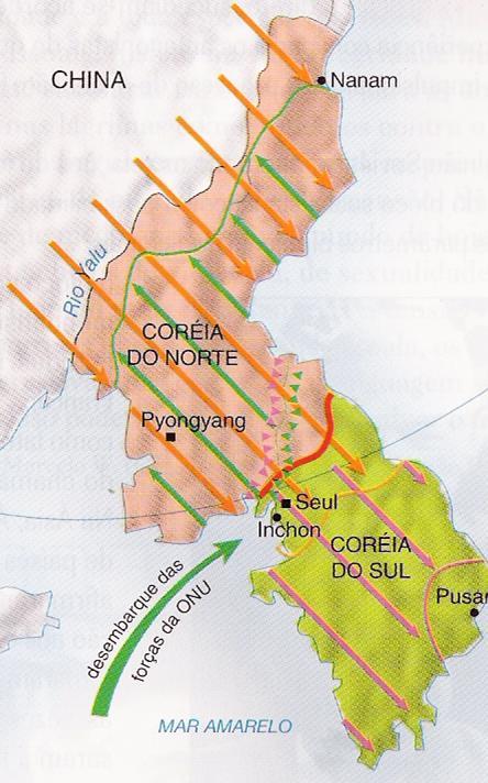 GUERRA DA COREIA - Período: 1950-1953 -