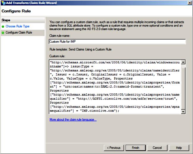 c:[type == "http://schemas.microsoft.com/ws/2008/06/identity/claims/windowsaccountname"]=> issue(type = "http://schemas.xmlsoap.org/ws/2005/05/identity/claims/nameidentifier", Issuer = c.