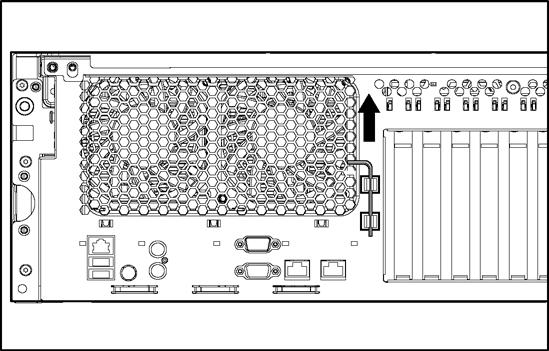 Funcionamento do servidor Localização e remoção da ferramenta Torx T-15 1. Localize a ferramenta Torx T-15 na parte posterior do servidor. 2.