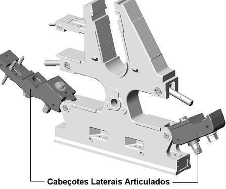 Figura 28a: Cabeçotes laterais de entrada e saída (DEDINI, 2007). (Fonte: http://www.teses.usp.