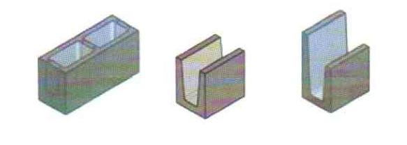 aplicação da técnica da coordenação modular nos projetos. (Camacho,2006) A unidade é o componente básico da alvenaria.