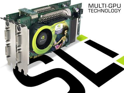 2004-2005 MULTI-GPU SLIs (Scalable Link Interface): Ponte SLI 71 NVidia 6800 Ultra SLI Gigabyte Dual 6600gt Scalable Link Interface Permitir que 2 ou mais GPUs compartilhem a carga de trabalho para