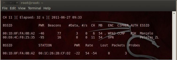 Wireless Airodump-ng