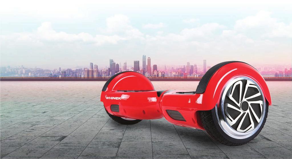 VERMELHO - Vermelho El nuevo Whirck PRO 6.5 Hoverboard es un scooter eléctrico con sistema de auto equilibrio con el que te podrás acercar a los vehículos de transporte del futuro.