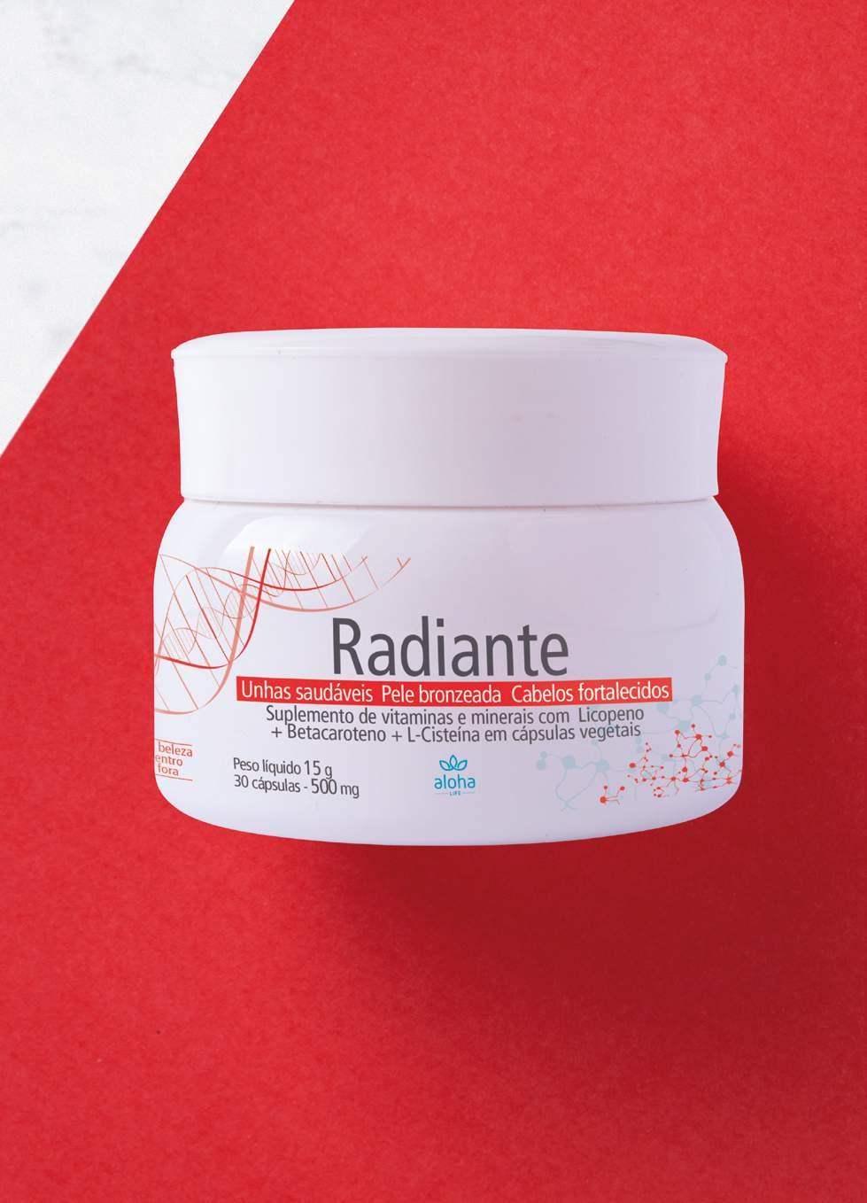 RADIANTE ELEGANTE É IRRADIAR SUA BELEZA DE DENTRO PRA FORA LANÇAMENTO VOCÊ RADIANTE, COM BRONZEADO SEGURO E SEM DANIFICAR SUA PELE. Confira mais na página 42.