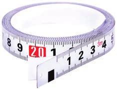 COR DO ESTOJO TRAVA ABS: Caixa reforçada Botão de trava na fita Ideal para medições de emergência Cor Laranha HI-VIZ : facilita a visualização no ponto de venda Medidas em centímetros Fita de medição
