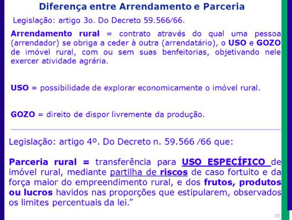 Art 3º Arrendamento rural é o contrato agrário pelo qual uma pessoa se obriga a ceder à outra, por tempo determinado ou não, o uso e gozo de imóvel rural, parte ou partes do mesmo, incluindo, ou não,