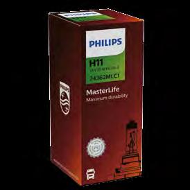 Maior durabilidade Qual lâmpada para qual função? MasterLife Máxima durabilidade Máxima durabilidade. Até 1000 horas* Maior resistência às vibrações Vidro de quartzo, evitando aquecimento e explosões.