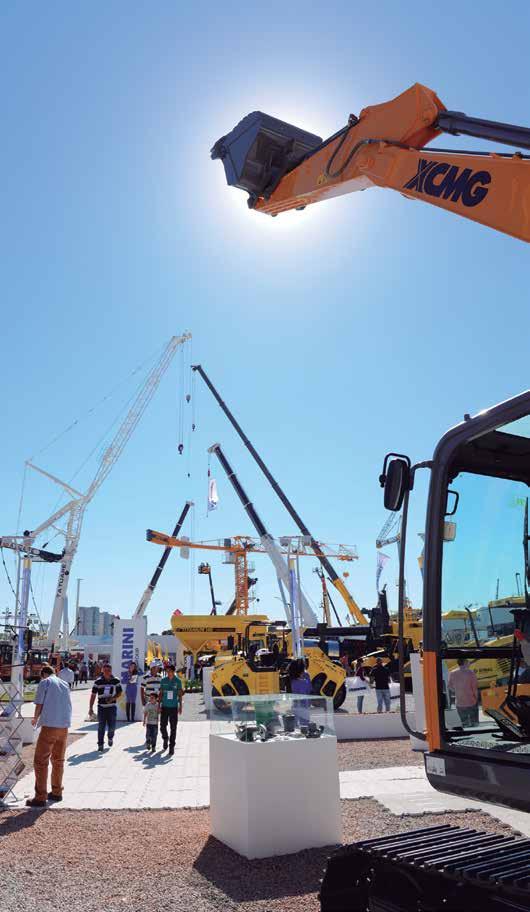 M&T EXPO 2018 Em sua 10ª edição, a M&T Expo mantém a tradição de estímulo ao desempenho do setor de equipamentos para construção no Brasil, estimulando negócios, transmitindo conhecimento e