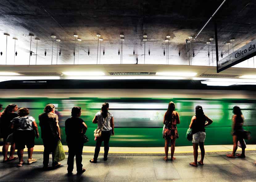 Onde há transporte metroferroviário no Brasil, a satisfação entre os usuários se situa, geralmente, acima da casa dos 90% de aceitação.