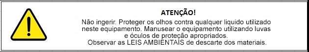 2.3.7 Recomenda-se que o local de instalado seja nivelado e sem riscos de trepidações