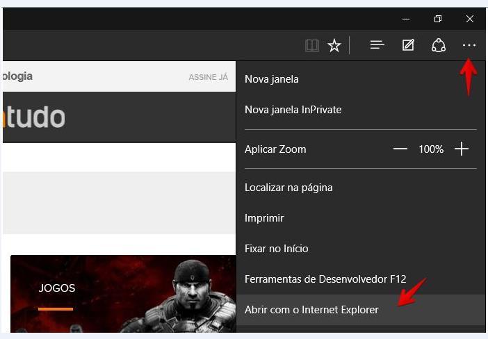 Configuração do modo de exibição de compatibilidade MICROSOFT EDGE: CASO O SEU COMPUTADOR ESTEJA COM O WINDOWS 10, ELE JÁ VEM INSTALADO O MICROSOFT EDGE, QUE POSSUI UMA VERSÃO MAIS ATUALIZADA DO