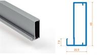 PERFIL 45X20 PARA VITRINE COD.