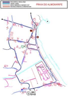 ONDE VER PEC 1 - PRAIA DO ALMOXARIFE Sexta-Feira, 1 de Junho - Partida do 1º concorrente - 19h35 Distância 1,680 Km 1 - Segue ER em direção a Freguesia Praia do Almoxarife, ao km 4,40 vira à direita