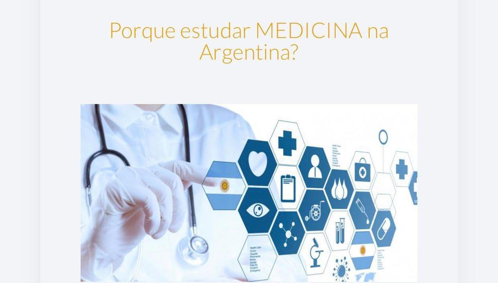 Sou Assessora Estudantil Internacional na Argentina, eu e minha equipe facilitamos e favorecemos o ingresso de nossos clientes na carreira de medicina em faculdades Pública e Particulares na cidade