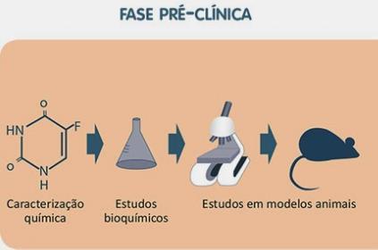 Workflow produção de Fármacos Fase Pré-Clínica: -Pelo menos 3