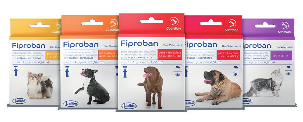 Fiproban O carrapaticida e pulicida da Vallée para cães e gatos. Modo de usar: A pipeta de Fiproban tem um design inovador.