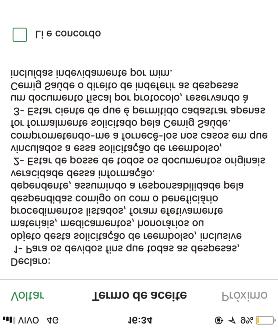 >> Selecione a opção Reembolso >> Clique no sinal de + para incluir uma nova solicitação, leia o termo de aceite