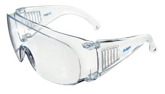 de sobreposição Dräger X-pect 8100 são modelos de proteção ocular clássicos para várias aplicações e para visitantes Eles proporcionam um amplo campo de visão e foram projetados para poderem ser