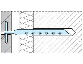 fixação de chumbar UMA modelo 2: de suporte ou retenção; colocação na junta vertical ou