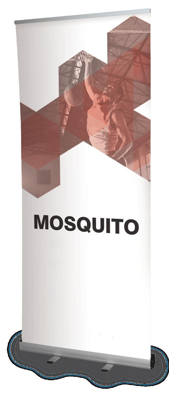 Roll-ups Mosquito - Régua superior de mola - Mastro