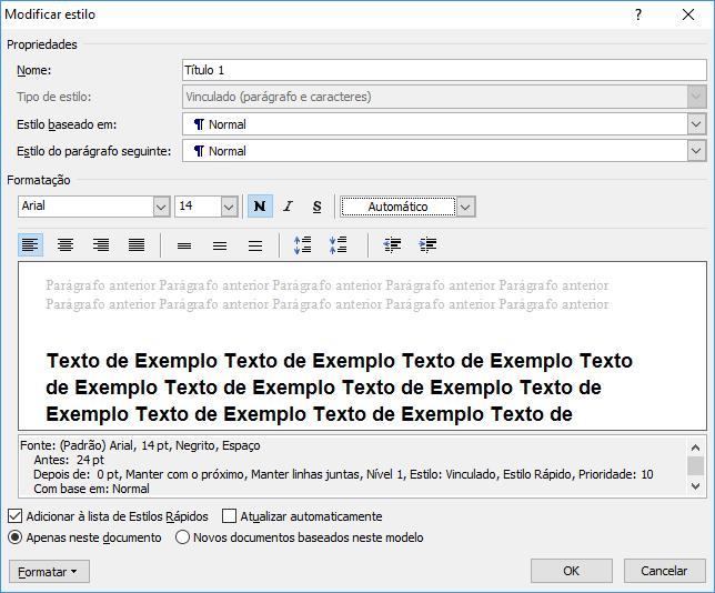 Sumário Antes de criar o sumário automático, precisamos formatar todos os títulos e subtítulos em formatos específicos para que a ferramenta automática funcione.