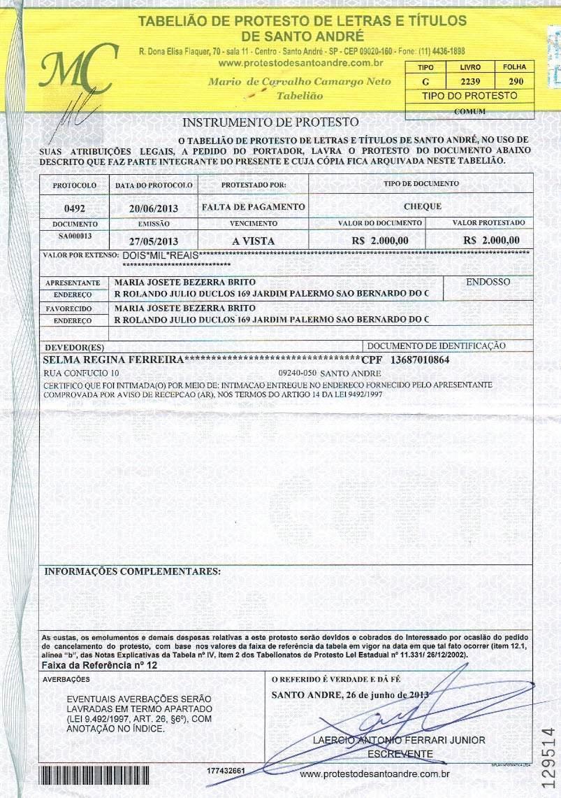 fls. 6 Este documento foi protocolado em 14/11/2013 às 15:31, é cópia do original assinado digitalmente por Protocoladora TJSP e LEANDRO