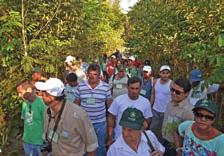 Ele se tornou parceiro da Campanha Y Ikatu Xingu em 2008 e parte das sementes colhidas foram plantadas nos 6,5 hectares que estão em restauração em sua propriedade.