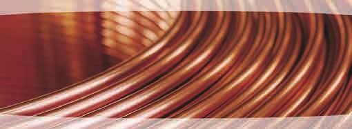 Tubo de cobre em rolo A Wieland é uma empresa Europeia com unidades produtivas na Áustria. Os produtos são elaborados em empresa certificada pela norma EN 1655.