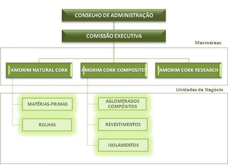 AMORIM a aprovação dos objectivos e iniciativas estratégicas (i) transversais a toda a Organização, (ii) específicas da CORTICEIRA AMORIM e de cada UN.