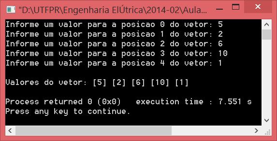 DECLARAÇÃO E ATRIBUIÇÃO DE VALORES exemplo_slide_8_atribuição_dados_vetor2.