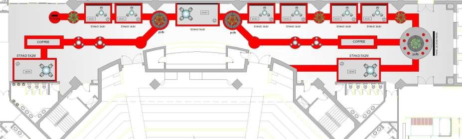 entrada ESTANDES PLATINA E OURO entrada credenciamento