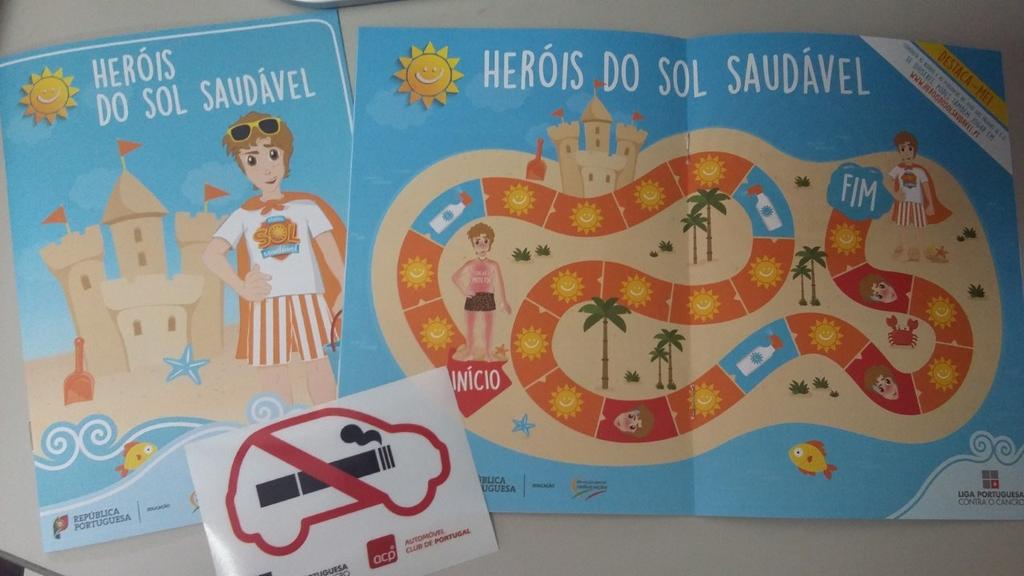Portuguesa Contra o Cancro, sobre: Cuidados a ter com o sol perigos e prevenção; Prevenção de cancro da pele; Hábitos de vida