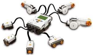 3 Fonte: Manual LEGO MINDSTORMS NXT (2006) No visor será encontrado um ícone Bluetooth na parte superior esquerdo que refere à conectividade do dispositivo, o ícone USB aparece quando houver conexão