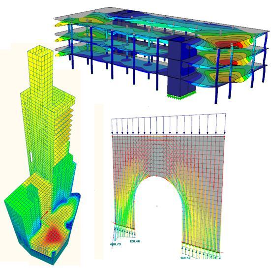 O RFEM é um programa 3D de elementos finitos (elementos de barra, área, sólidos e de contacto) para análise linear, não-linear, dinâmica, estabilidade e dimensionamento estrutural, desenvolvido pela