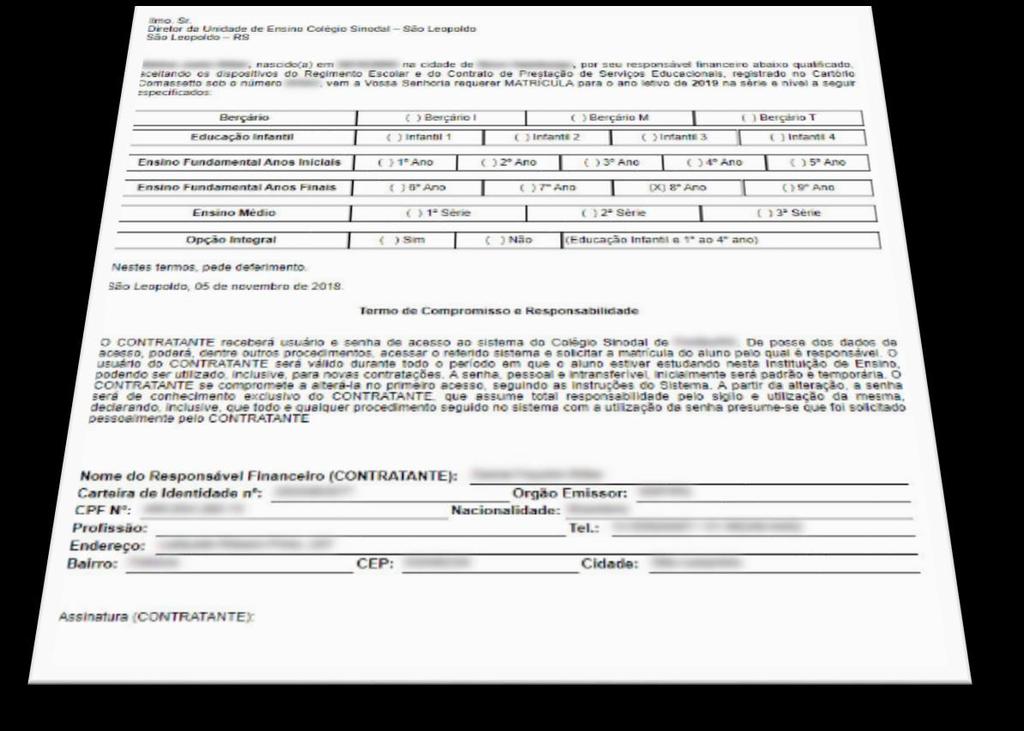 Financeiro). IMPRIMIR SALVAR Faça a opção por imprimir ou por salvar o documento PDF para impressão posterior.