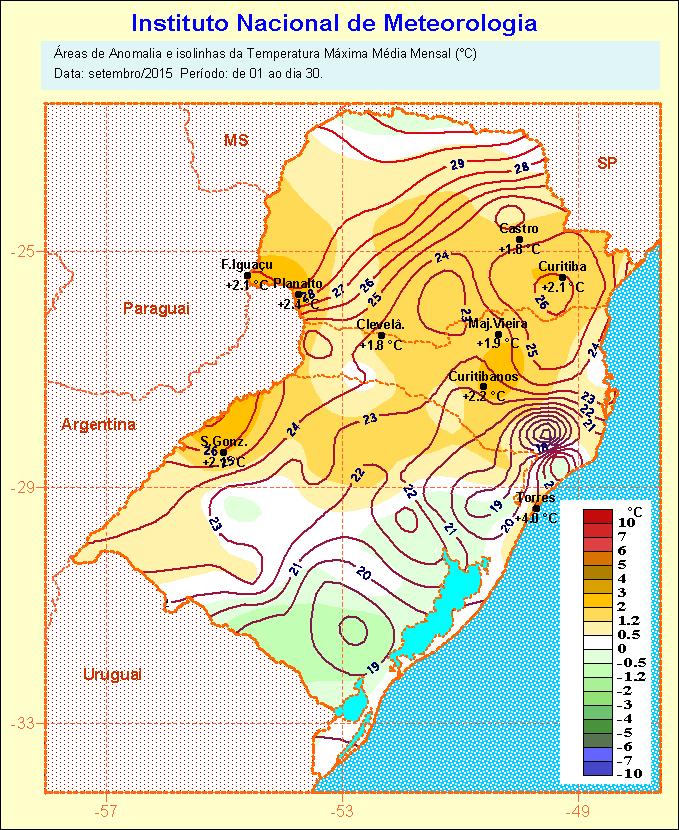 Pacífico Equatorial (Figura 3) permanece com anomalias positivas.