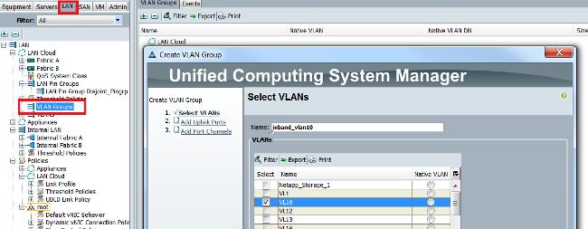 1. Navegue a LAN > grupos vlan e crie um grupo vlan com a lista de VLAN que serão usados para o