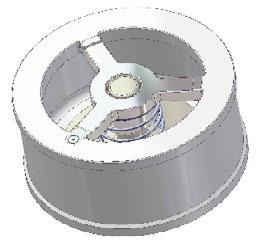 CHECKO D DN125-350 Válvula de retenção tipo disco versão wafer (Aço Carbono) Modelo Pressão Nominal Classe de Pressão Diâmetro nominal 35.