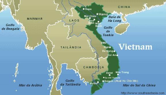 INDOCHINA Era uma região no sudeste da Ásia que foi colônia francesa entre meados do século 19 e meados do século 20. Ela englobava três países atuais: o Vietnã, o Laos e o Camboja.