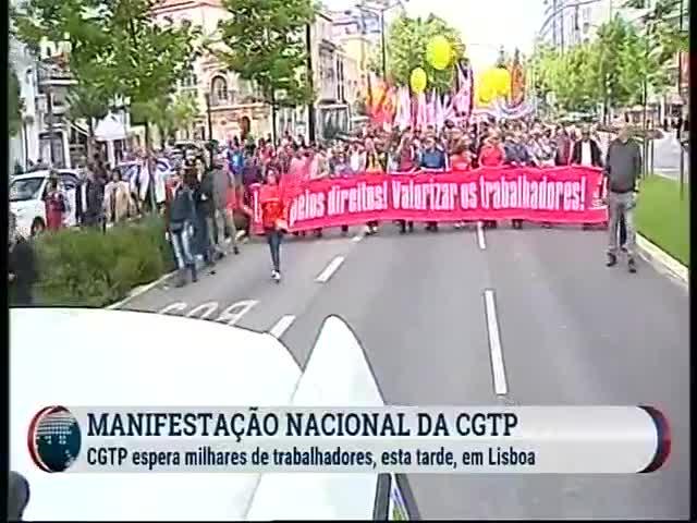 13:32 Manifestação nacional da CGTP