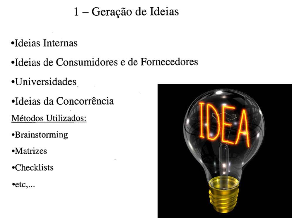 2 Selecção de Ideias Triagem das