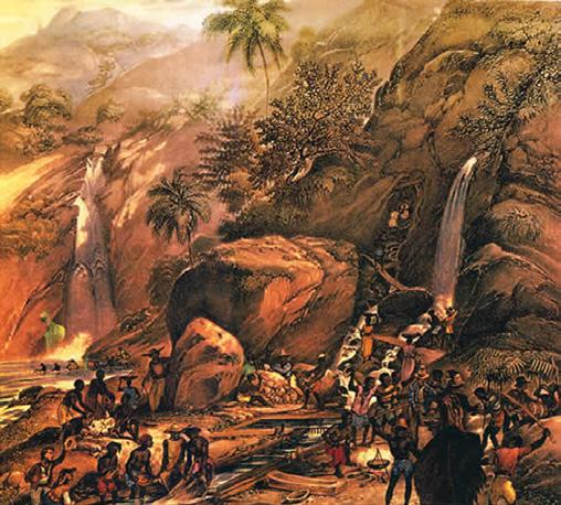 Texto O SÉCULO DO OURO No século XVIII, o Brasil era o maior produtor mundial de ouro e de diamante.